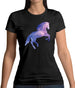 Galaxy Horse Womens T-Shirt