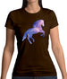 Galaxy Horse Womens T-Shirt