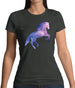 Galaxy Horse Womens T-Shirt