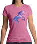 Galaxy Horse Womens T-Shirt