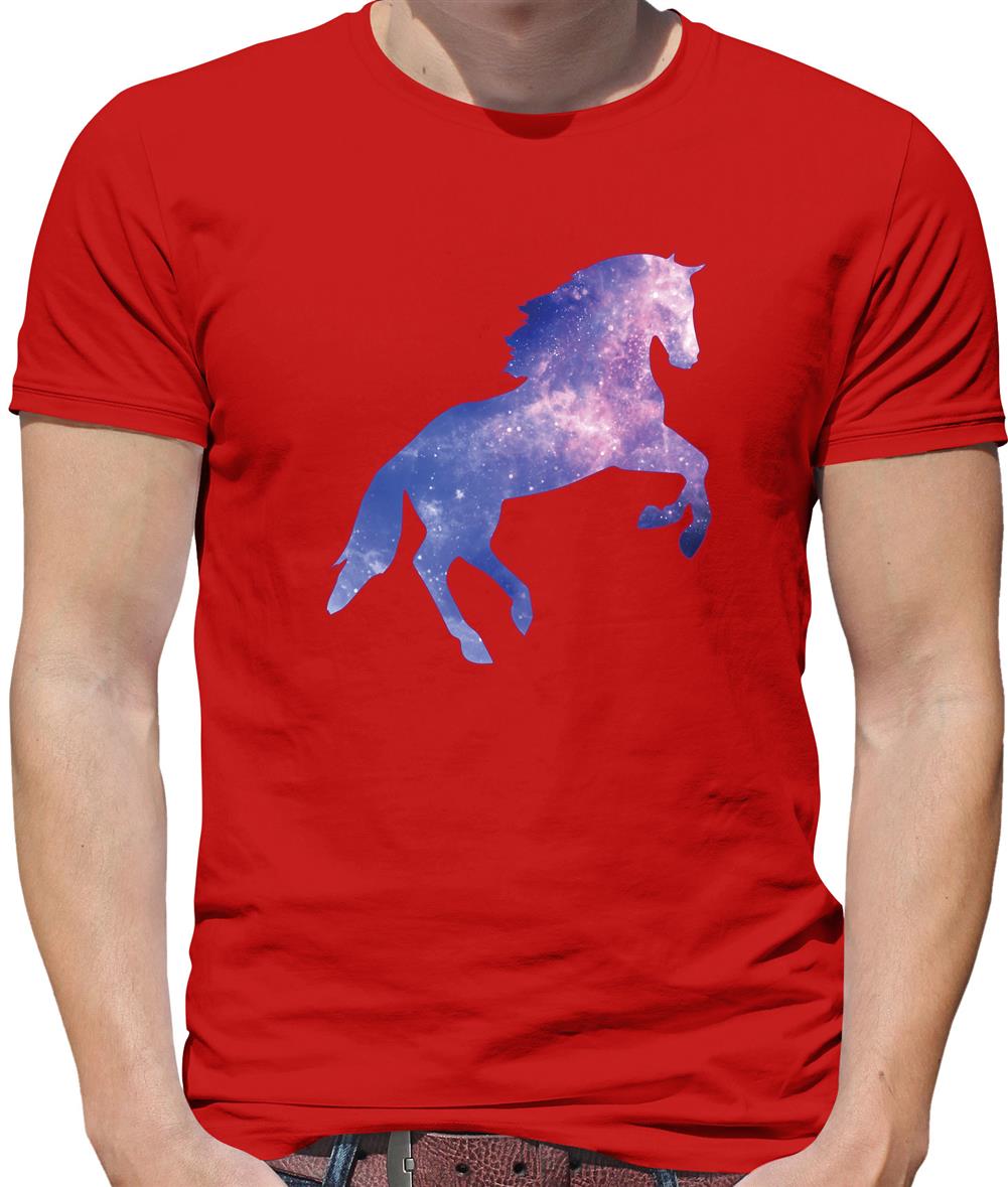 Galaxy Horse Mens T-Shirt