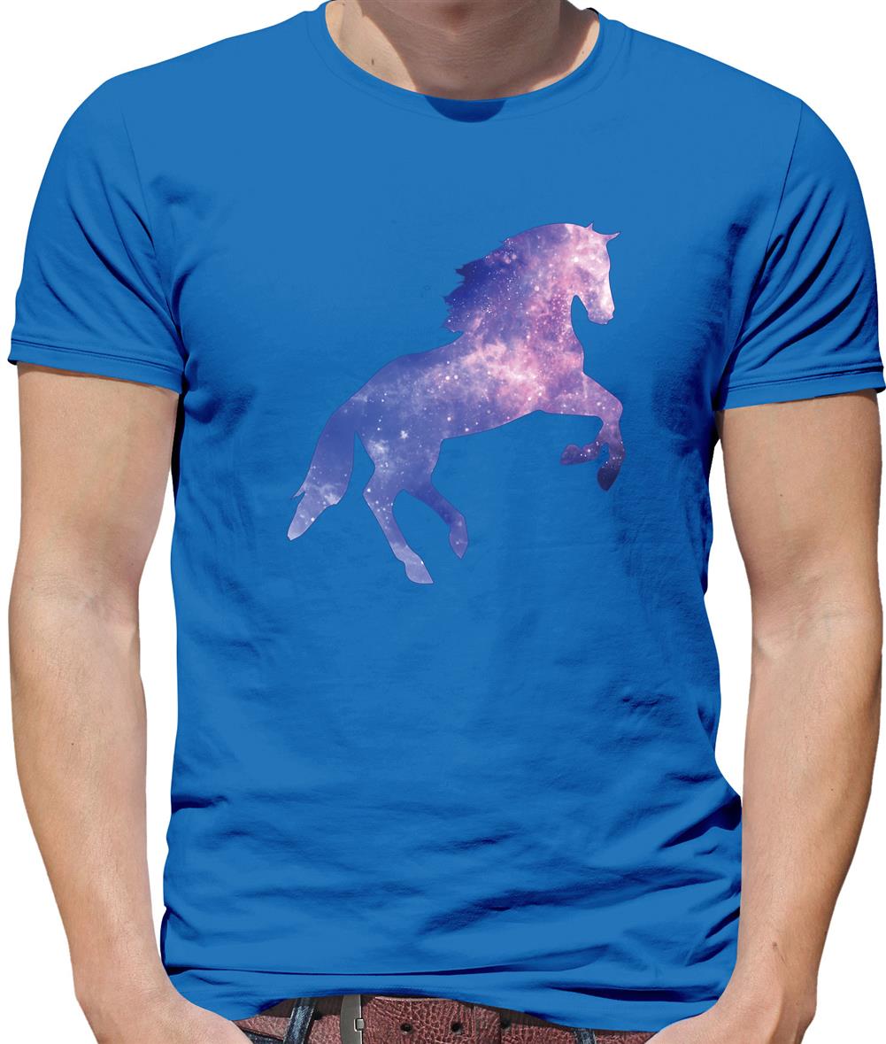 Galaxy Horse Mens T-Shirt