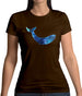 Space Animals - Whale Womens T-Shirt