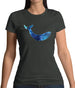 Space Animals - Whale Womens T-Shirt