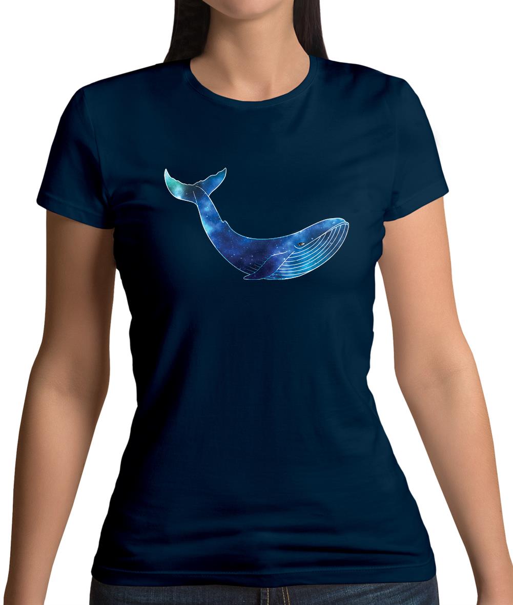 Space Animals - Whale Womens T-Shirt
