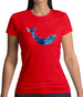 Space Animals - Whale Womens T-Shirt