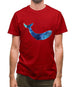 Space Animals - Whale Mens T-Shirt