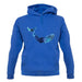 Space Animals - Whale unisex hoodie