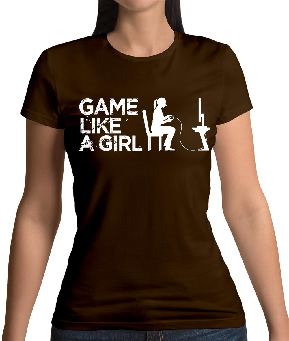 Game Like A Girl Womens T-Shirt