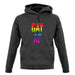 Gay Af unisex hoodie