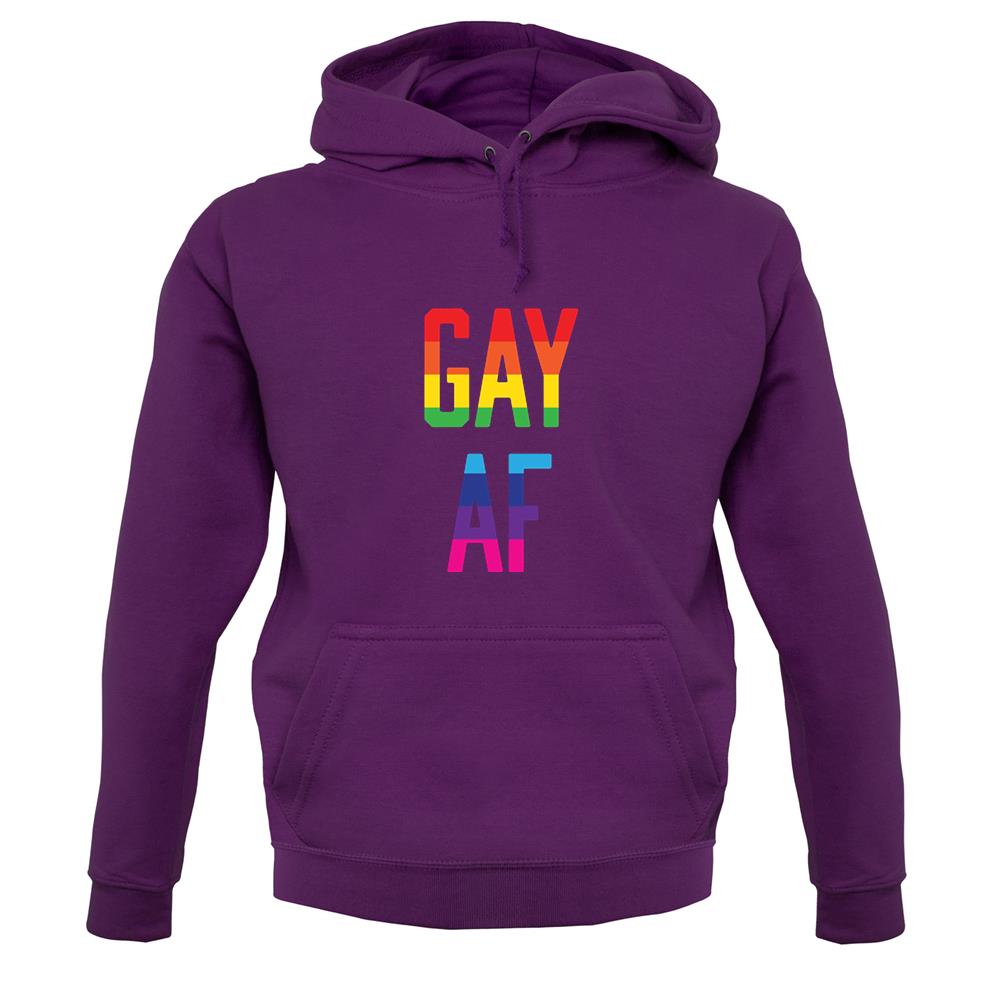 Gay Af unisex hoodie