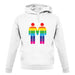 Gay Toilet Sign unisex hoodie