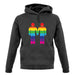 Gay Toilet Sign unisex hoodie