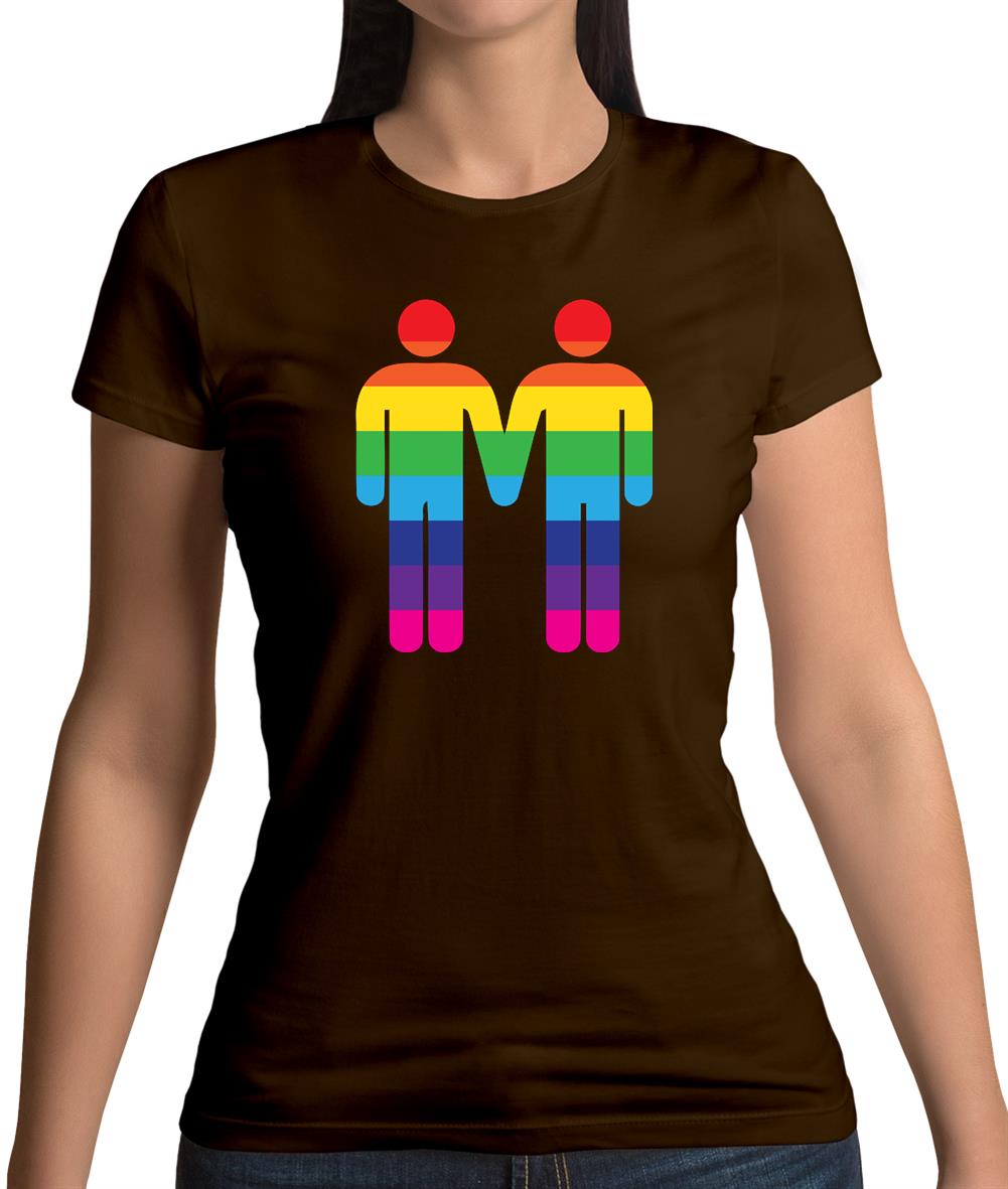 Gay Toilet Sign Womens T-Shirt