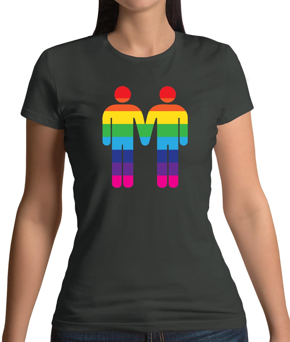 Gay Toilet Sign Womens T-Shirt