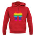 Gay Toilet Sign unisex hoodie