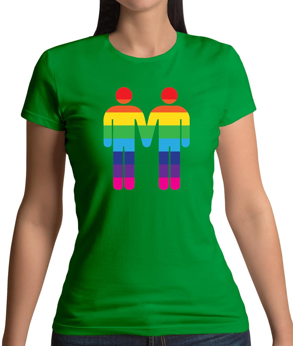 Gay Toilet Sign Womens T-Shirt