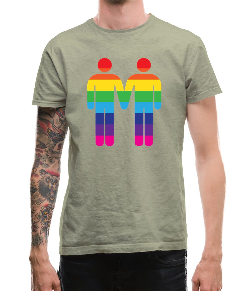 Gay Toilet Sign Mens T-Shirt