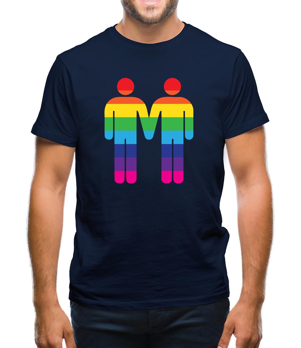 Gay Toilet Sign Mens T-Shirt