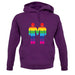 Gay Toilet Sign unisex hoodie