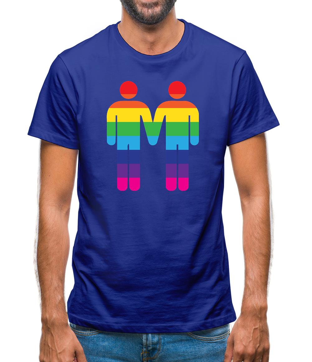 Gay Toilet Sign Mens T-Shirt