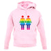Lesbian Toilet Sign unisex hoodie