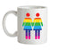 Lesbian Toilet Sign Ceramic Mug
