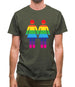 Lesbian Toilet Sign Mens T-Shirt