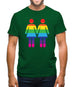 Lesbian Toilet Sign Mens T-Shirt