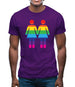 Lesbian Toilet Sign Mens T-Shirt