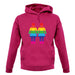 Lesbian Toilet Sign unisex hoodie