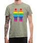 Lesbian Toilet Sign Mens T-Shirt