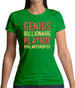 Genius Billionaire Playboy Philanthropist Womens T-Shirt