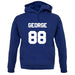 George 88 unisex hoodie