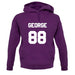 George 88 unisex hoodie
