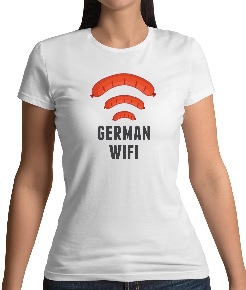 German Wifi Womens T-Shirt