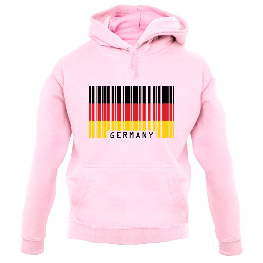 Germany Barcode Style Flag unisex hoodie
