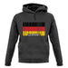 Germany Barcode Style Flag unisex hoodie