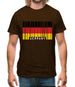 Germany Barcode Style Flag Mens T-Shirt