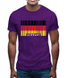 Germany Barcode Style Flag Mens T-Shirt