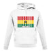 Ghana Barcode Style Flag unisex hoodie