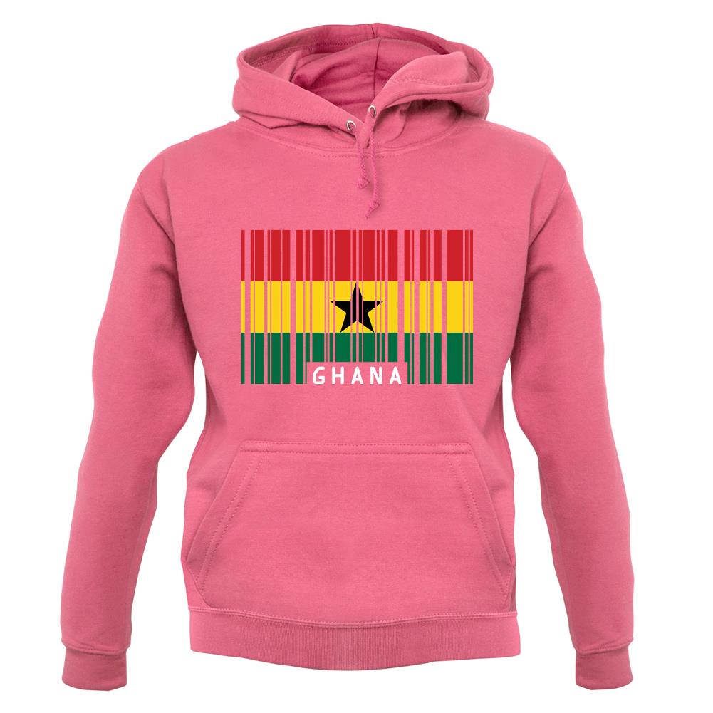Ghana Barcode Style Flag unisex hoodie