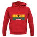 Ghana Barcode Style Flag unisex hoodie