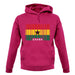 Ghana Barcode Style Flag unisex hoodie