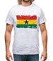 Ghana Grunge Style Flag Mens T-Shirt