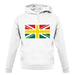 Ghanaian Union Jack Flag unisex hoodie