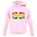 Ghanaian Union Jack Flag unisex hoodie