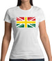 Ghanaian Union Jack Flag Womens T-Shirt