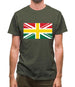 Ghanaian Union Jack Flag Mens T-Shirt