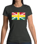 Ghanaian Union Jack Flag Womens T-Shirt